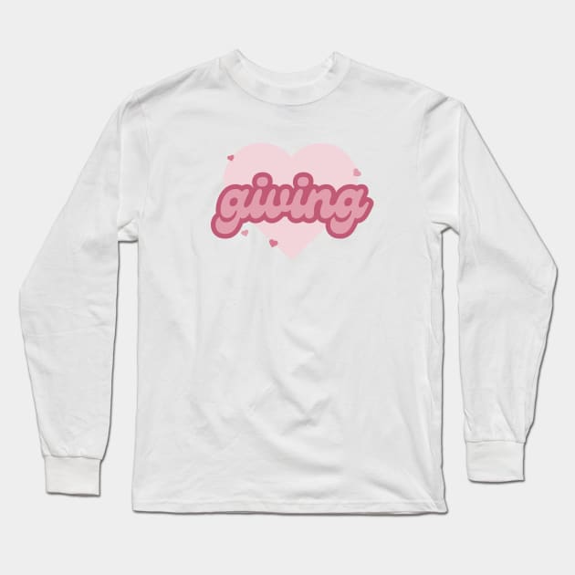 It's 'giving' y2k logo Long Sleeve T-Shirt by twothousands